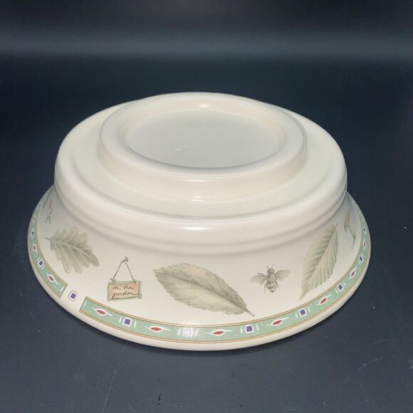 Pfaltzgraff Naturewood Hurricane Candle Bottom Piece No Glass- Replacement Piece - Picture 7 of 12